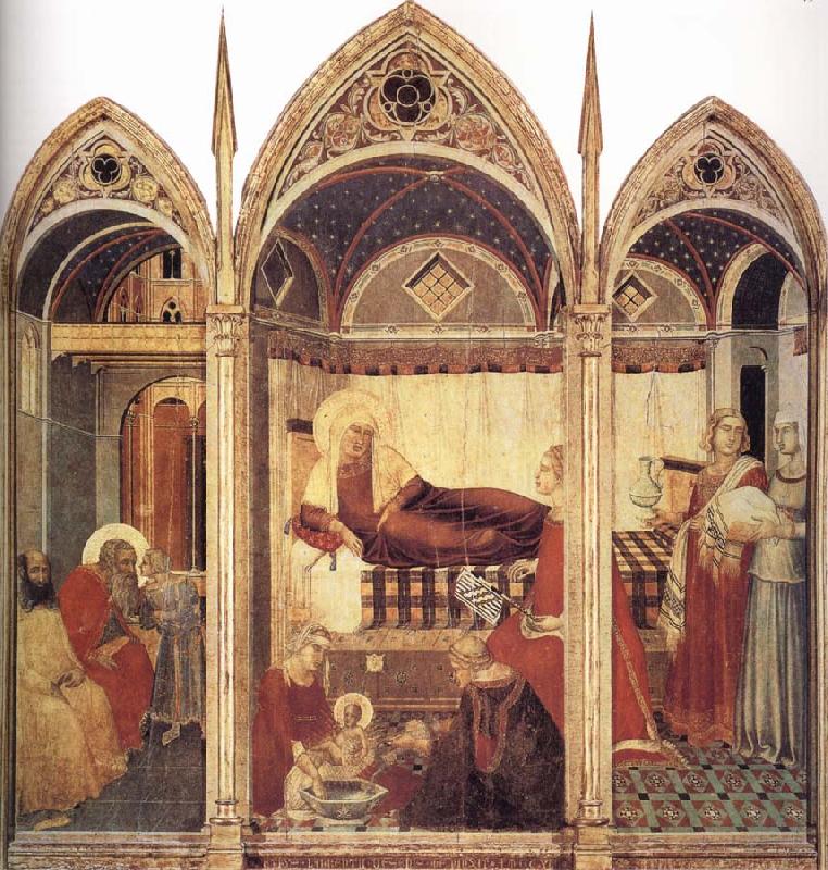 Pietro Lorenzetti Birth of the Virgin Spain oil painting art